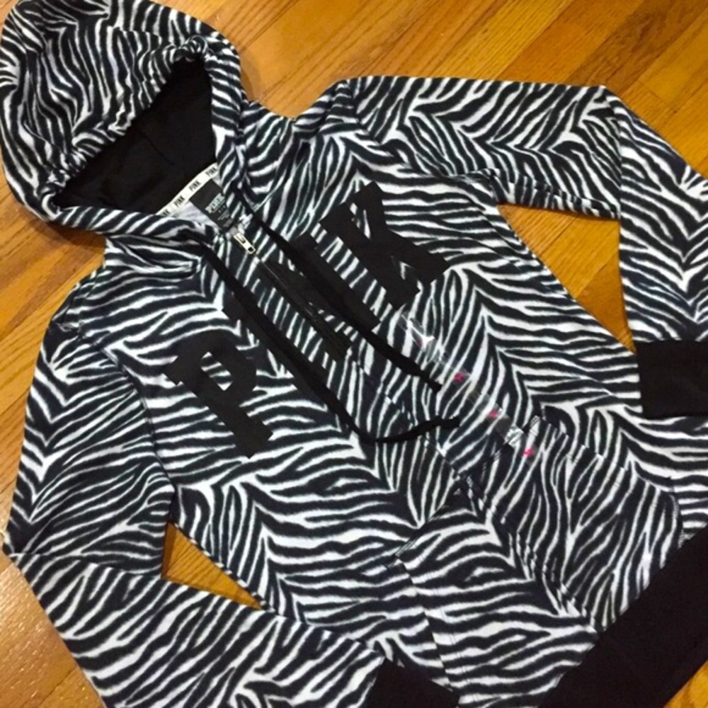 Victoria secret PINK zebra sweater